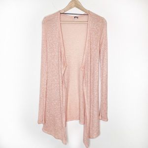 Volcom Peach Ribbed Cardigan